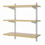double slot shelving